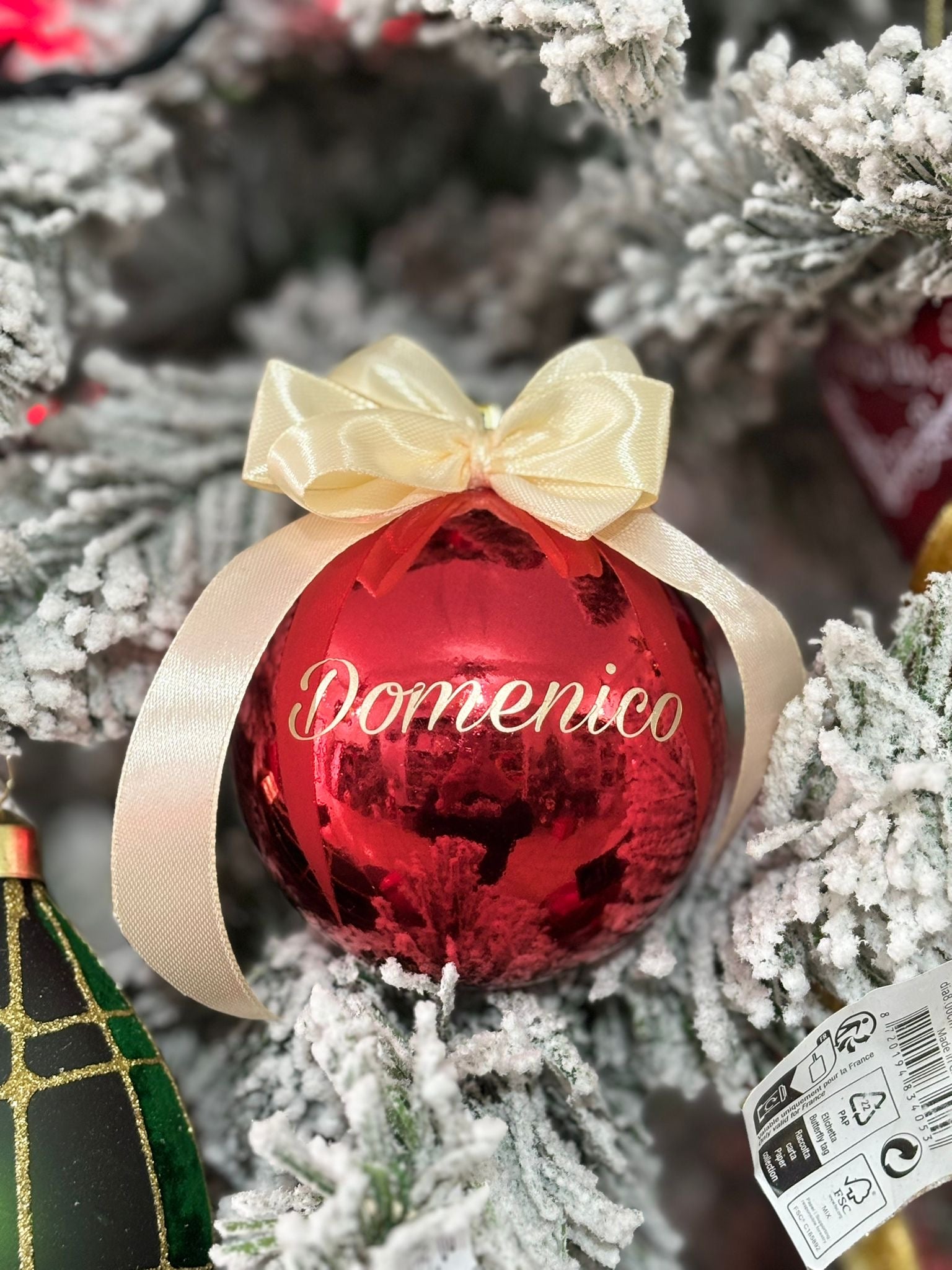 Pallina personalizzabile in plastica