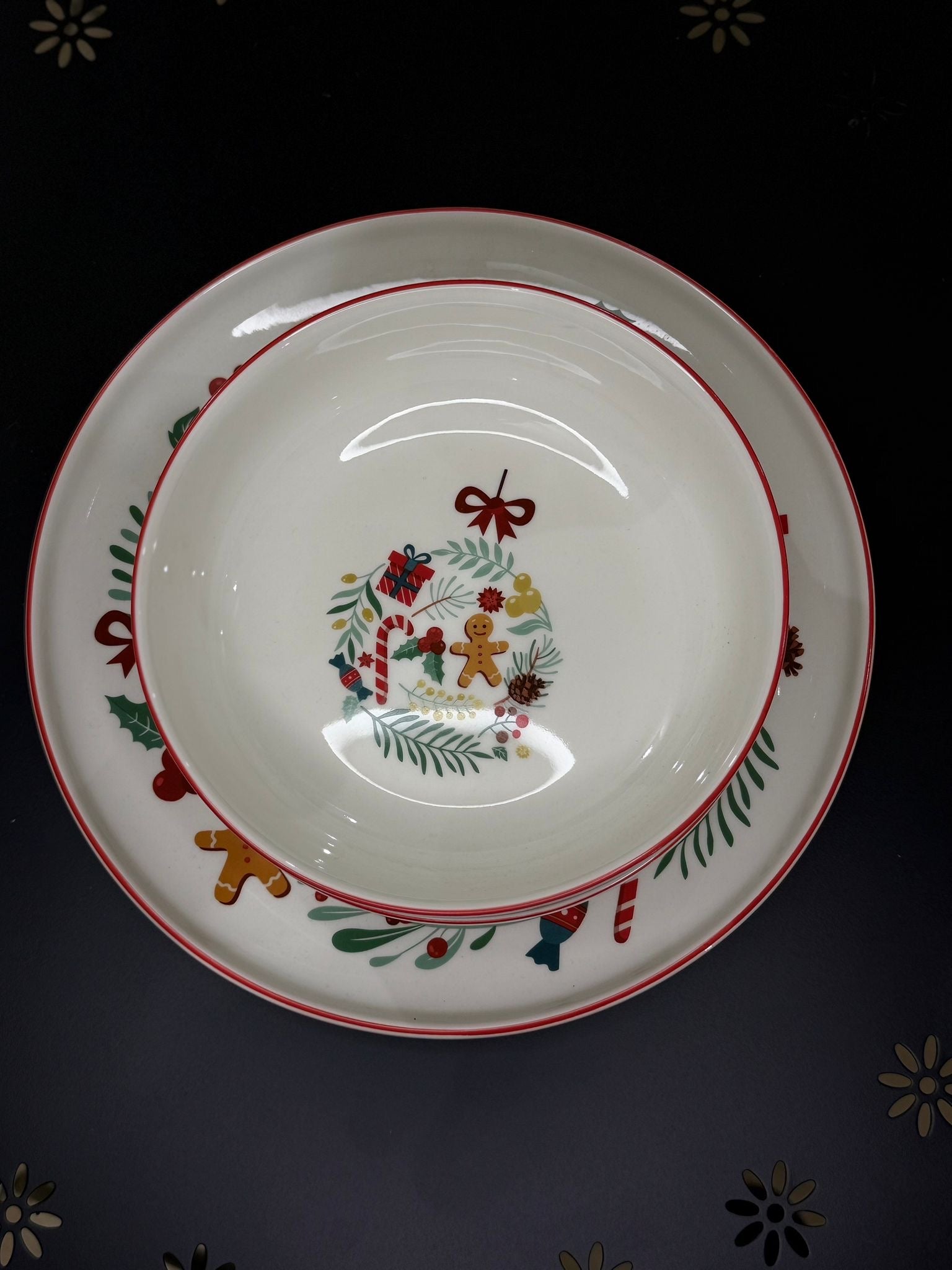 Set piatti da 12 pezzi in porcellana tognana