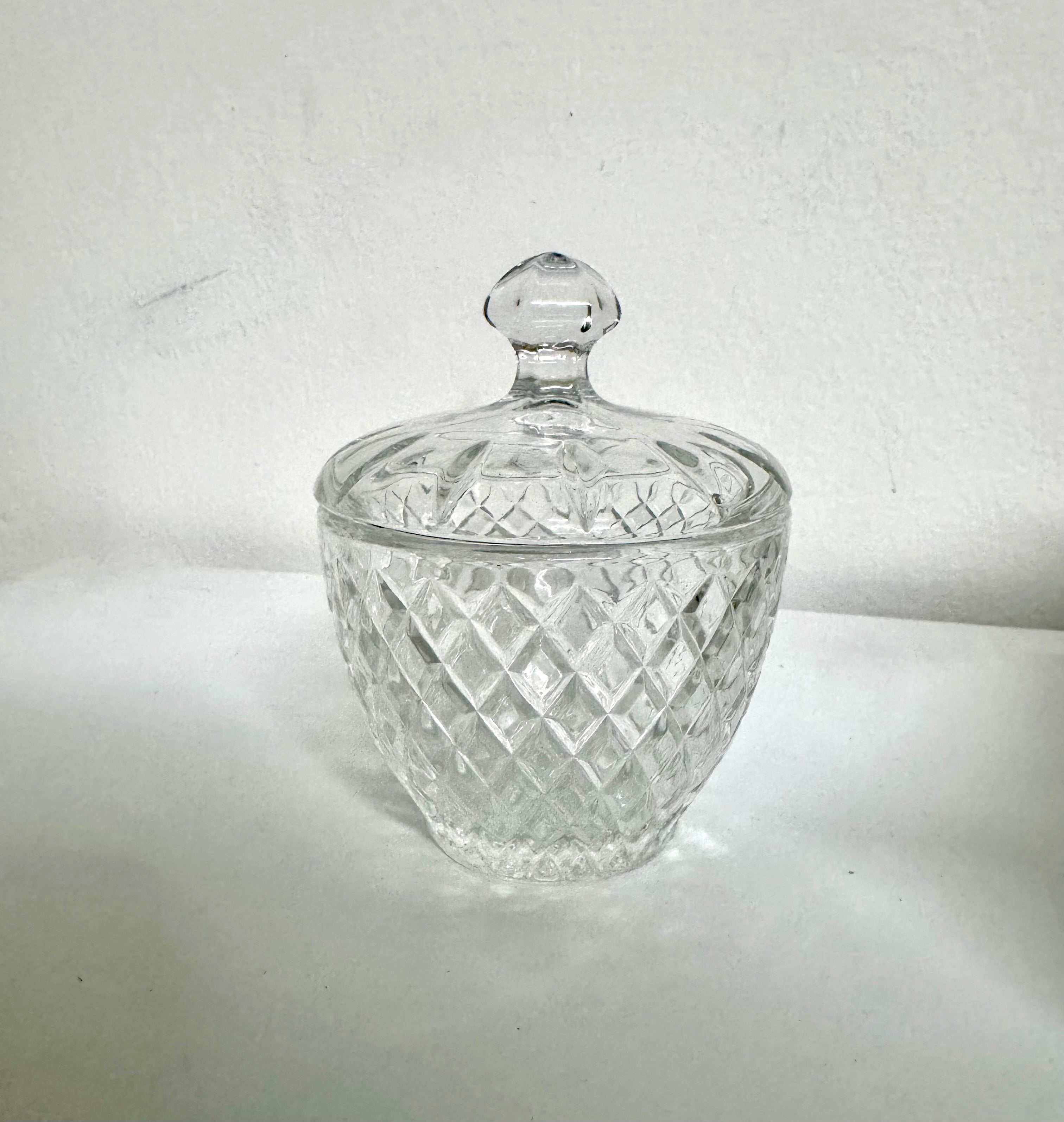 Potiche in vetro modello Empoli dimensioni 8. 5X11cm