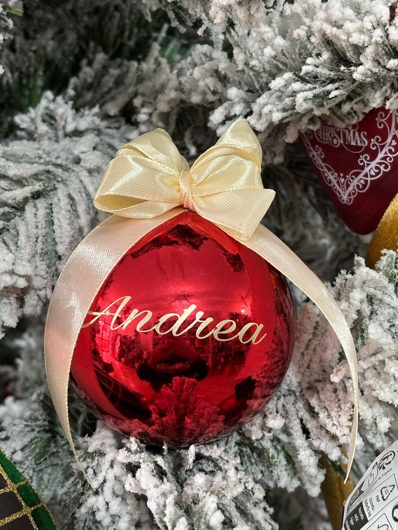 Pallina personalizzabile in plastica