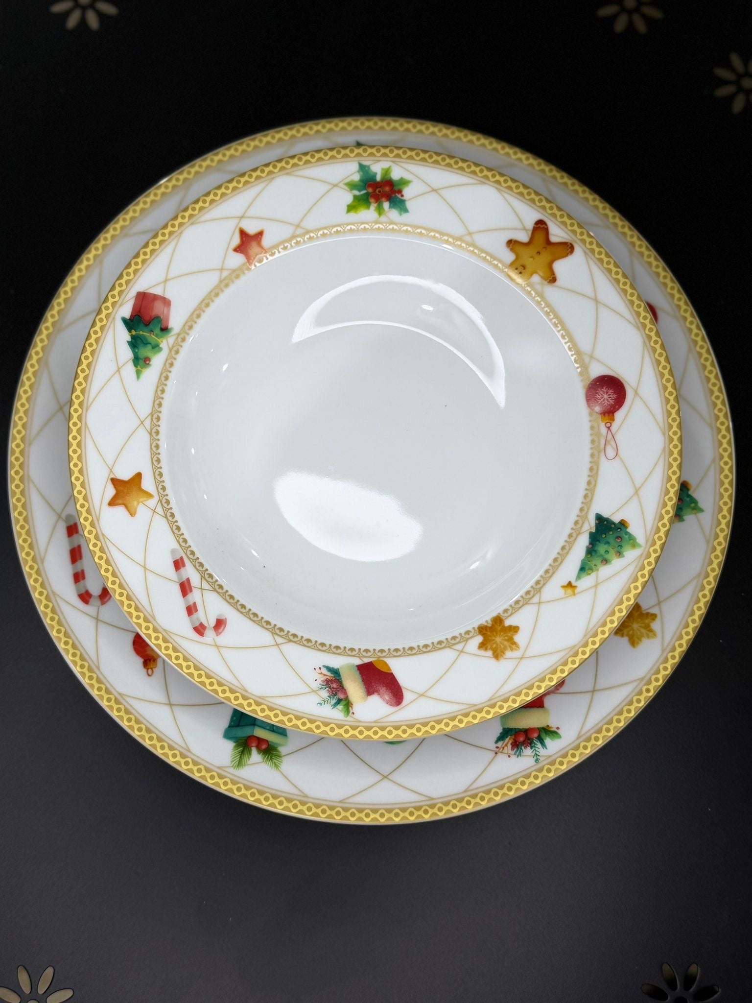 Set piatti da 18 pezzi in porcellana tognana