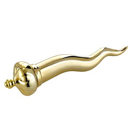 Corno oro decorazione 16cm. dipinto a mano porcellana
