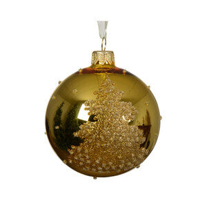 Sfera vetro modello claudia cm 8 oro