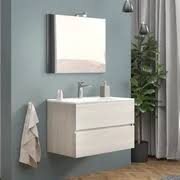 Arredo bagno easy 2C Rovere grigio cm 80