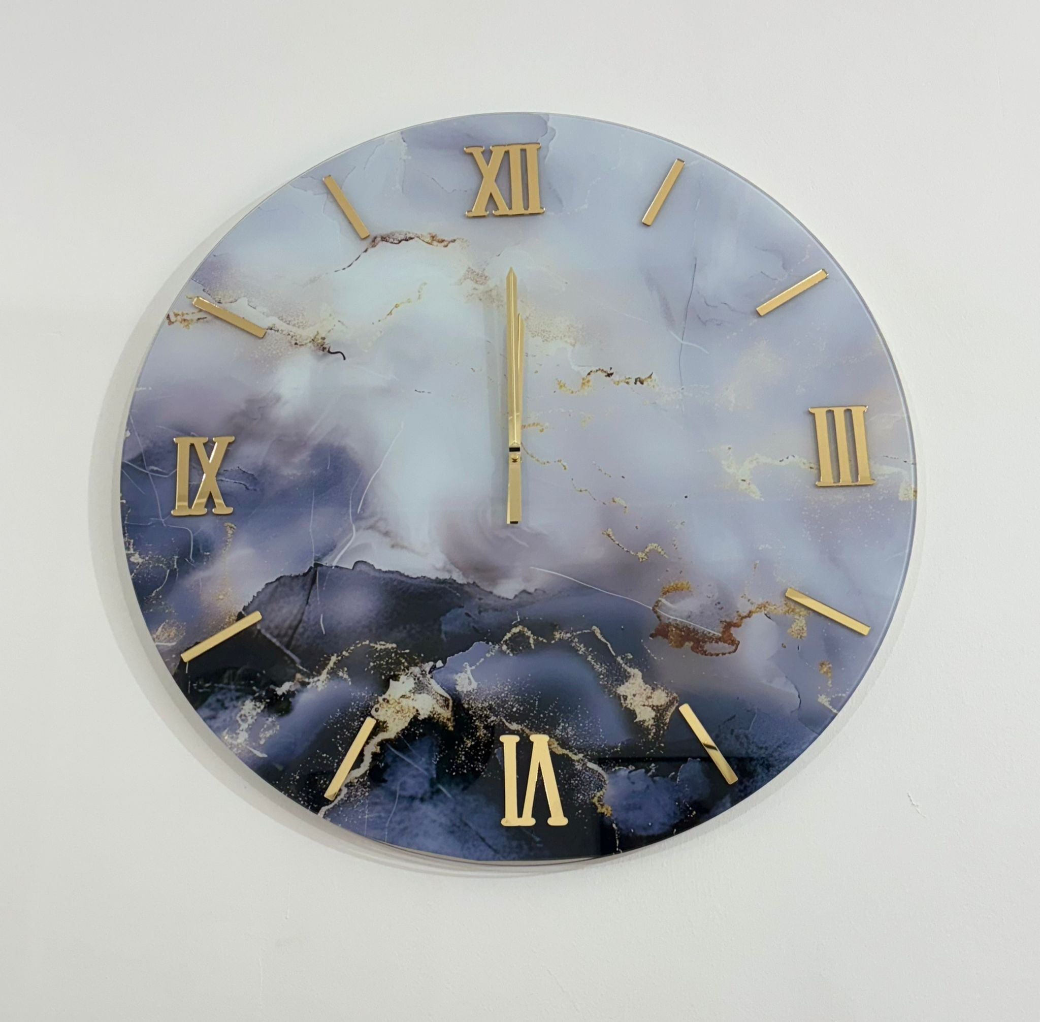 Orologio marmorizzato da parete 80cm