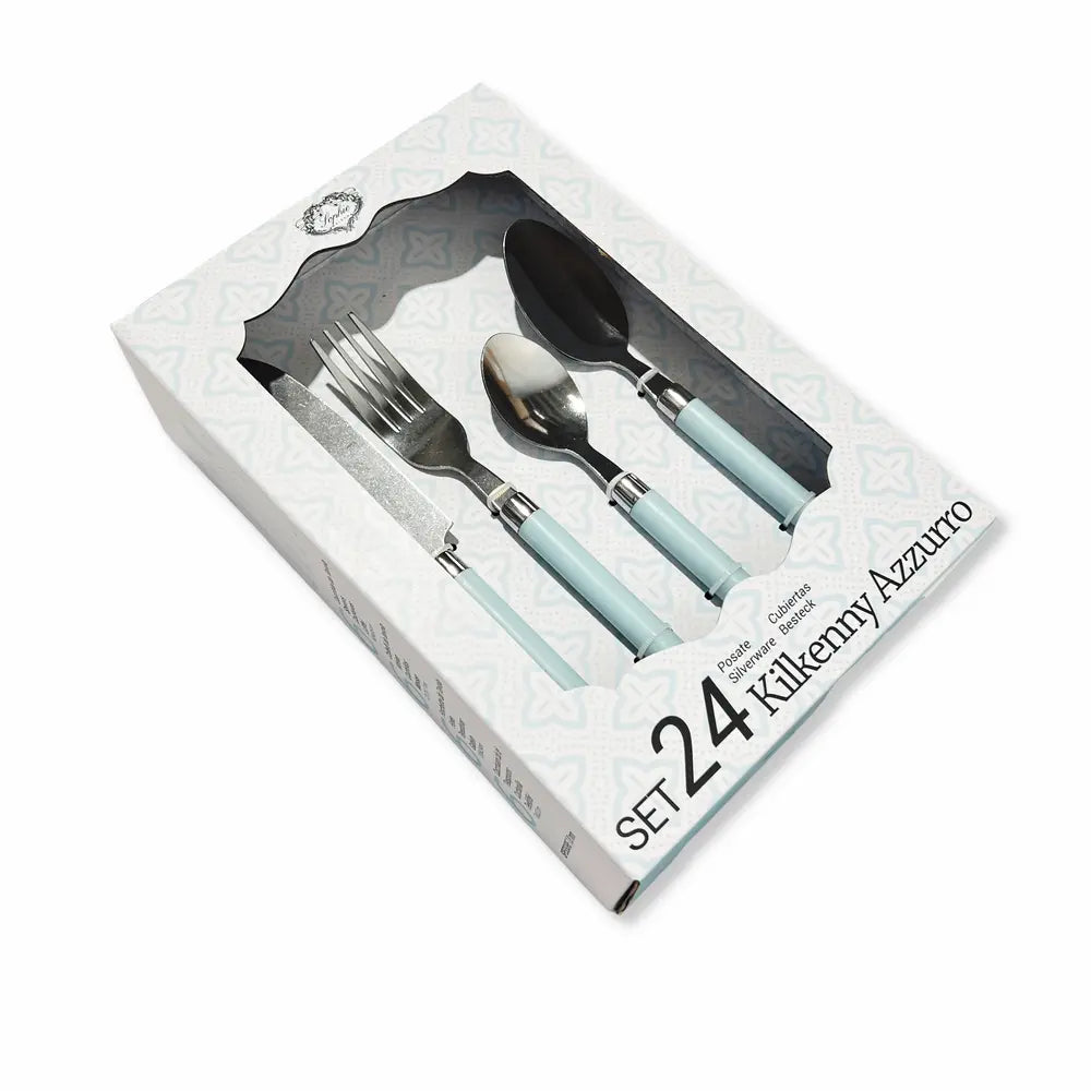 Set posate da 24 pezzi Kilkenny azzurro
