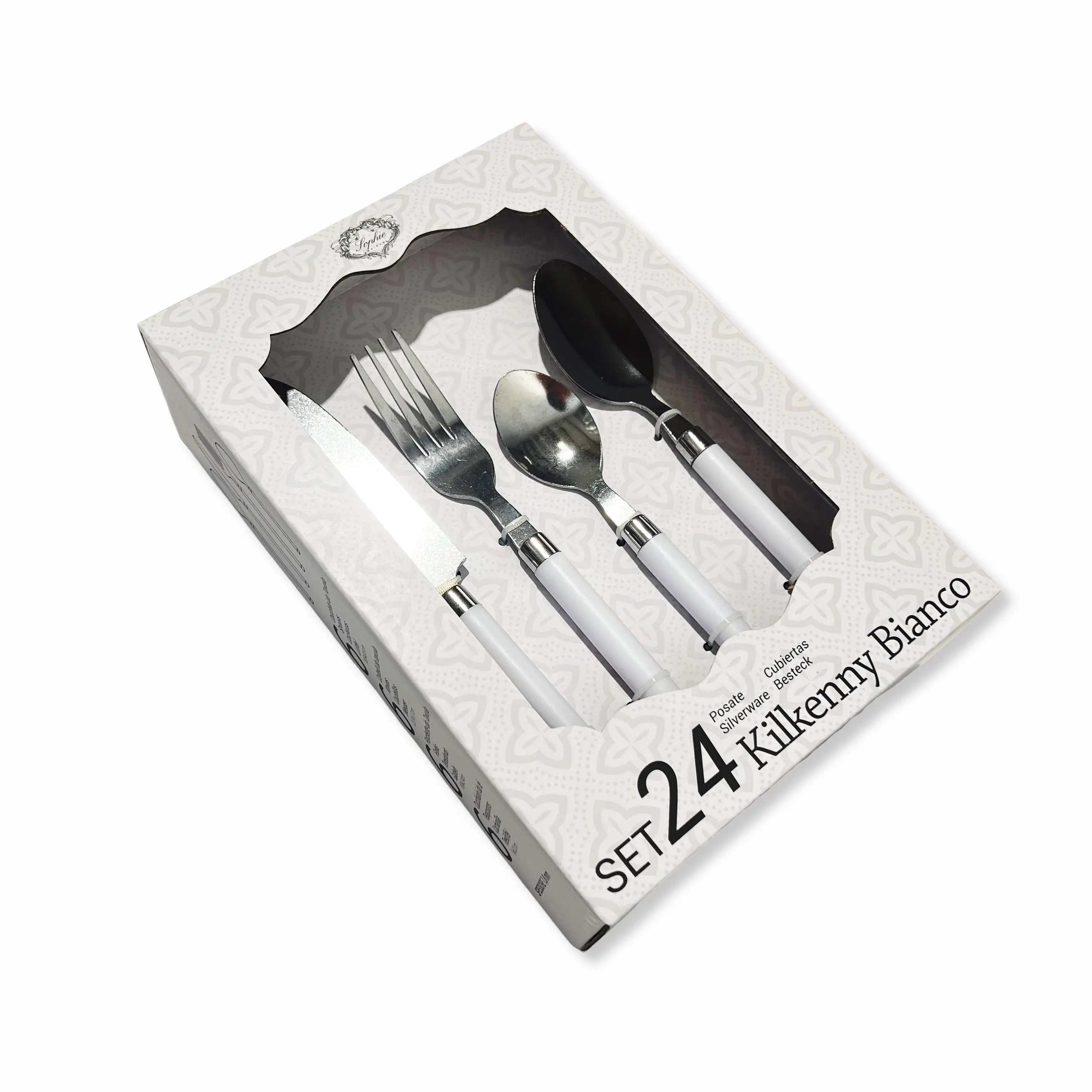 Set 24 Posate Kilkenny Bianco