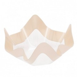 Contenitore piccolo champagne perlato dimensioni 13x7cm