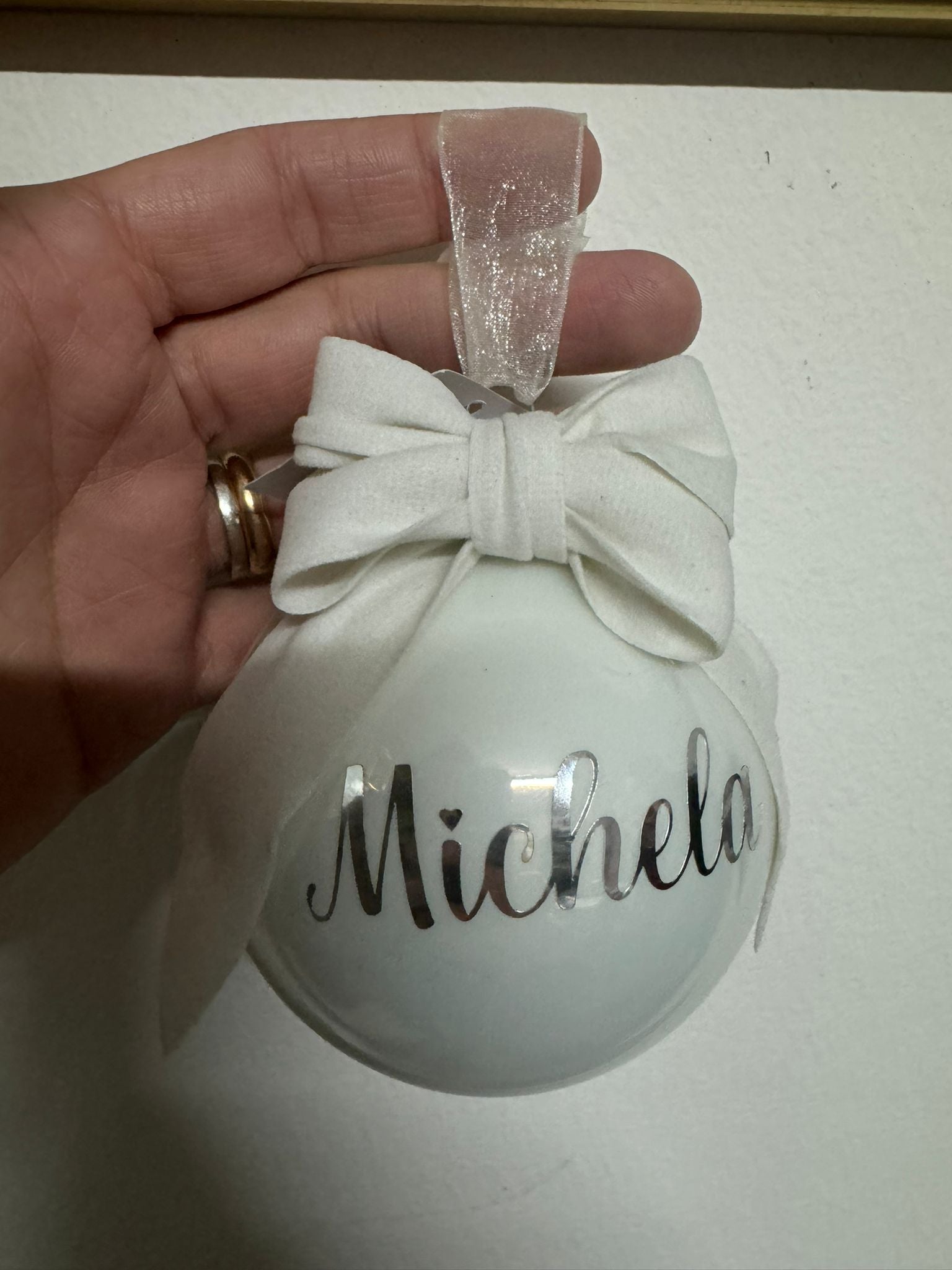 Pallina personalizzabile in vetro