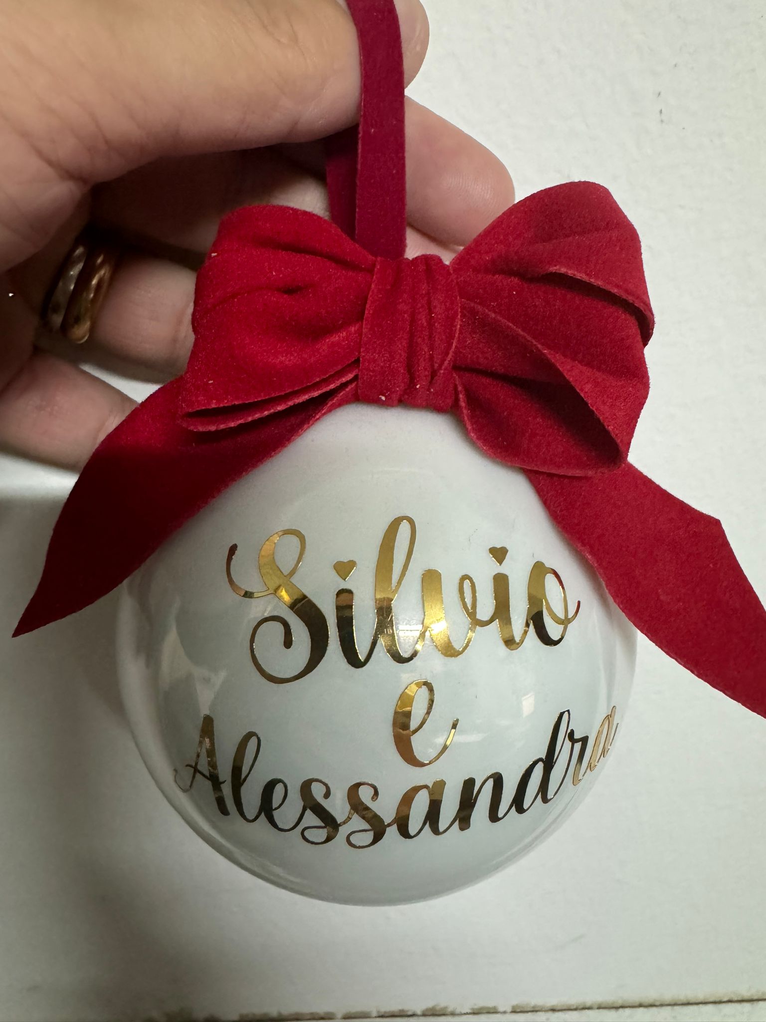 Pallina personalizzabile in vetro