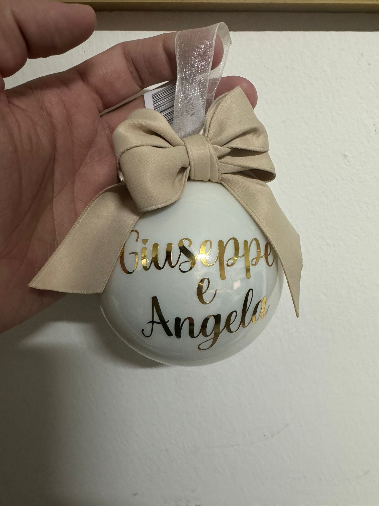 Pallina personalizzabile in vetro