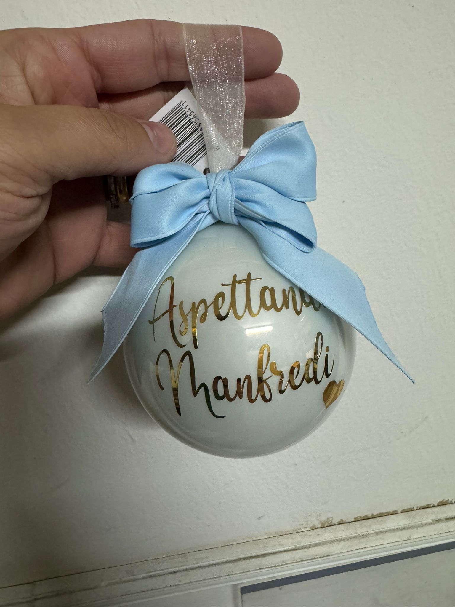 Pallina personalizzabile in vetro