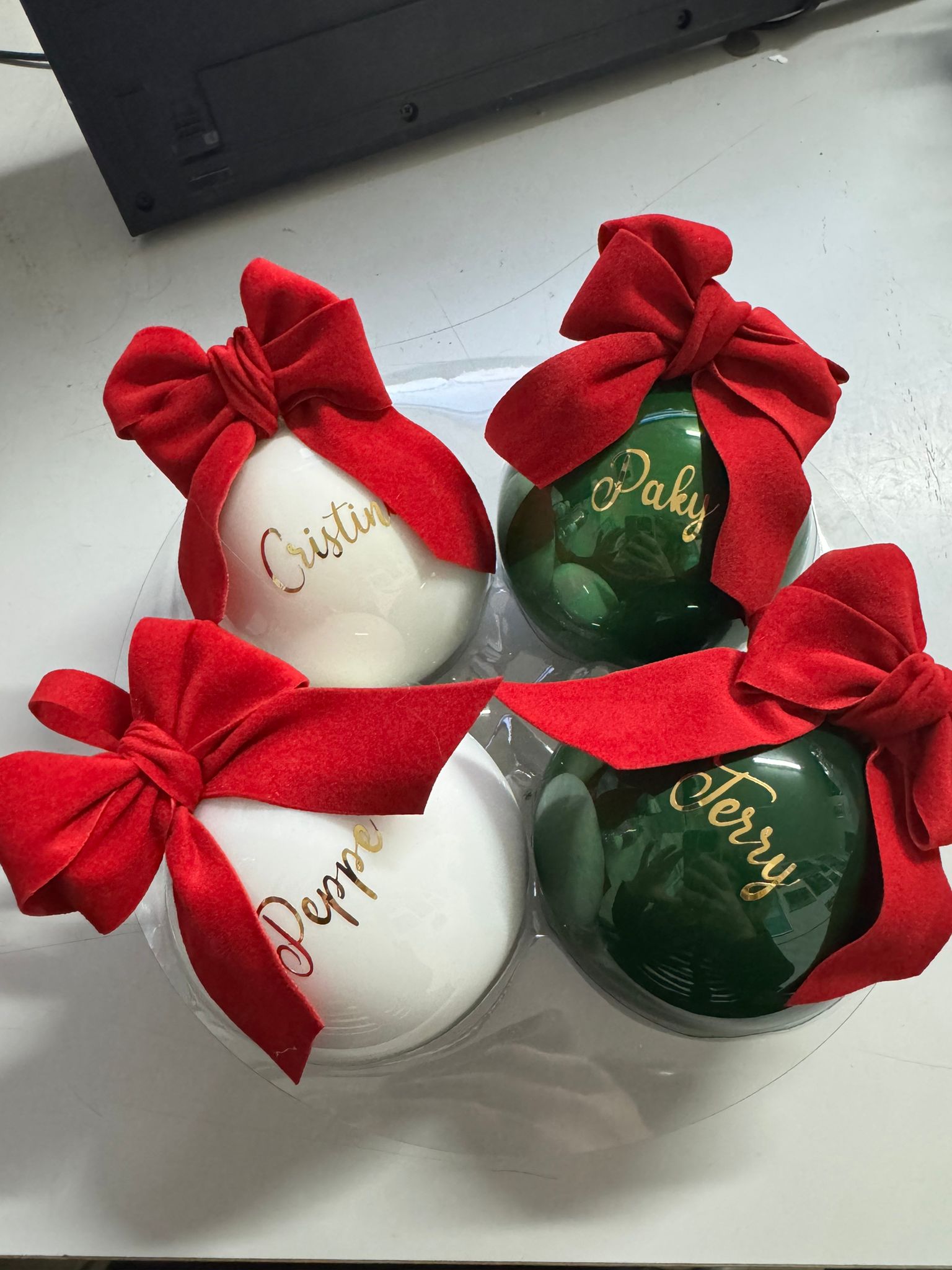 Pallina personalizzabile in vetro