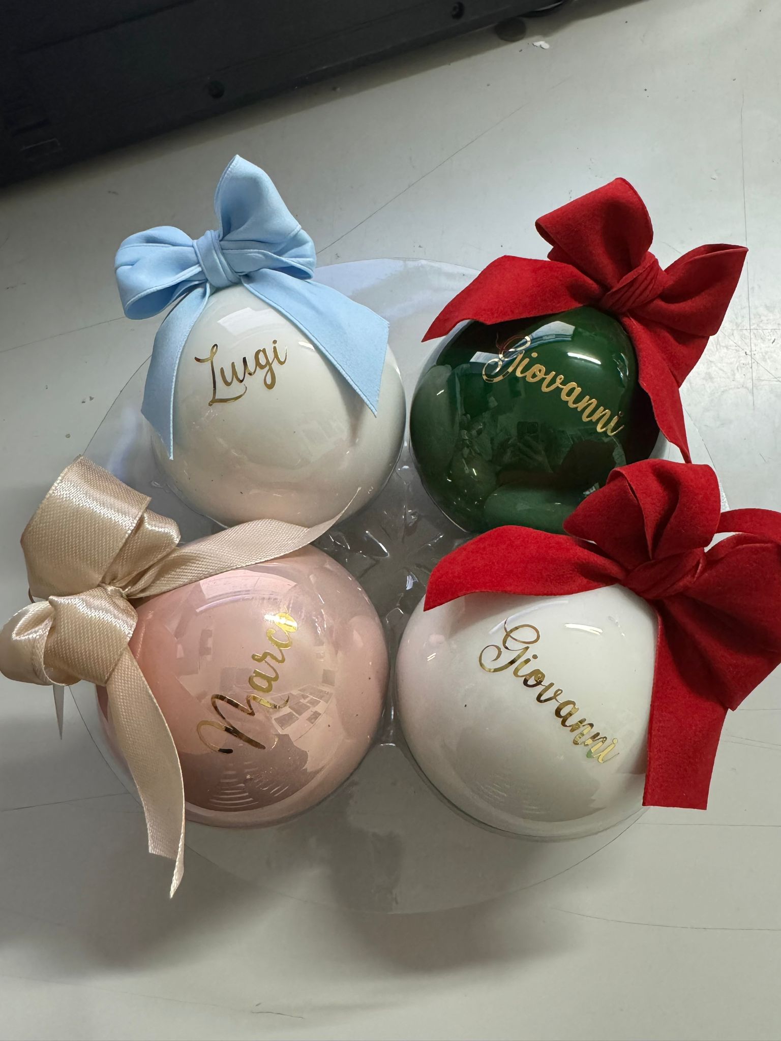 Pallina personalizzabile in vetro