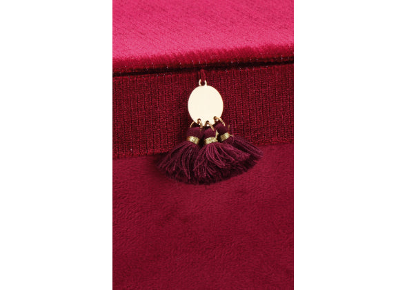 Portagioie in velluto letto d.17xh.14,5cm 4 colori disponibili