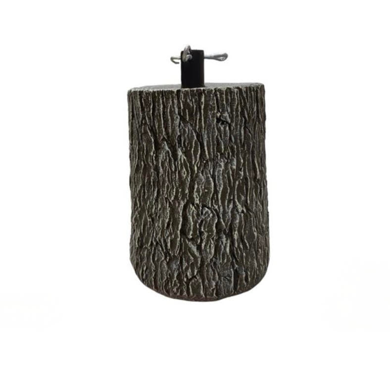 Tronco base albero di natale 35cm nero
