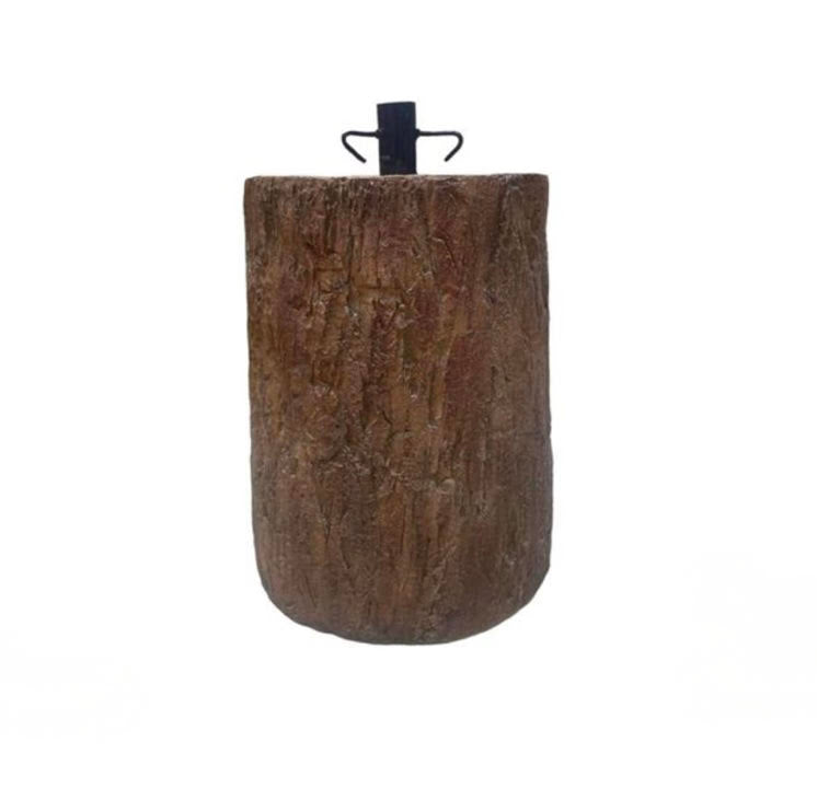 Tronco base albero di natale 35cm marrone