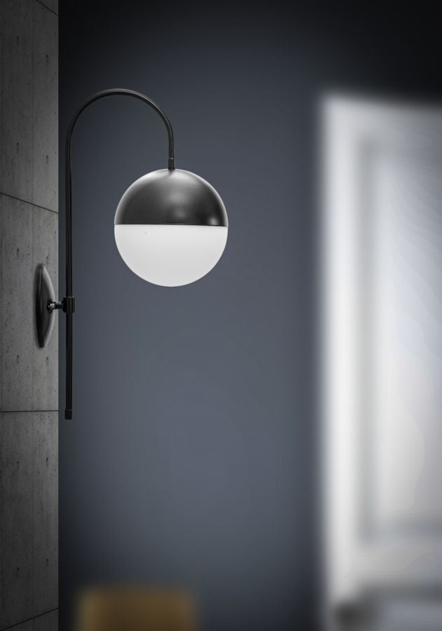 empty modern bathroom with concrete wall and dark floor