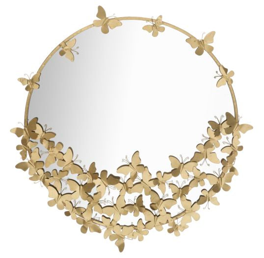 Specchio farfalle round new cm 91x3x94