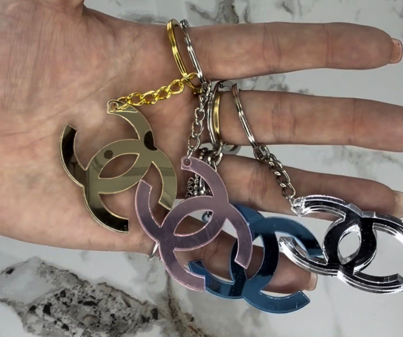 Portachiavi logati in plexiglas