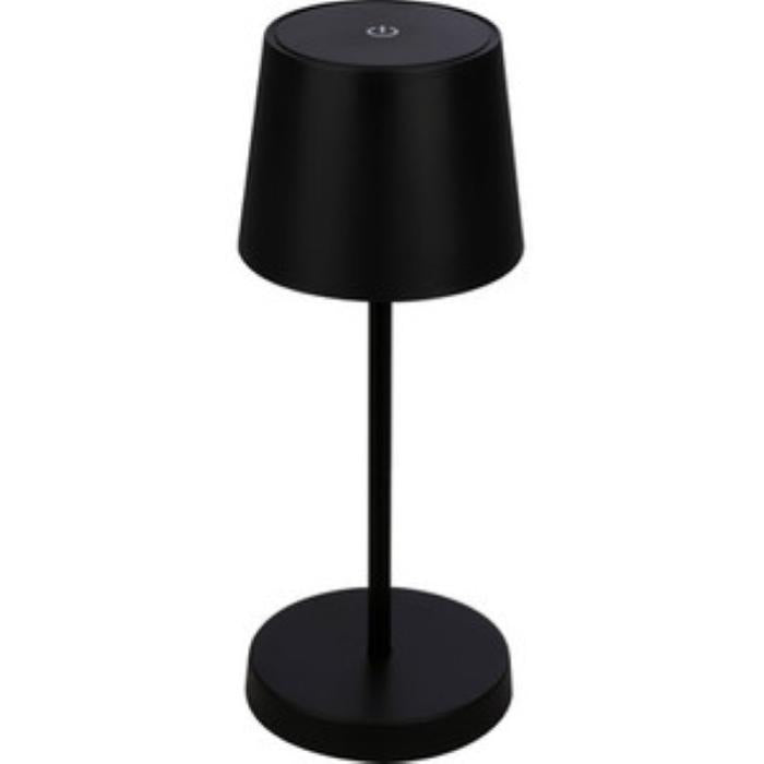 LAMPADA DA TAVOLO ART. BT10001 NERO BATTERIA RICARICABILE
