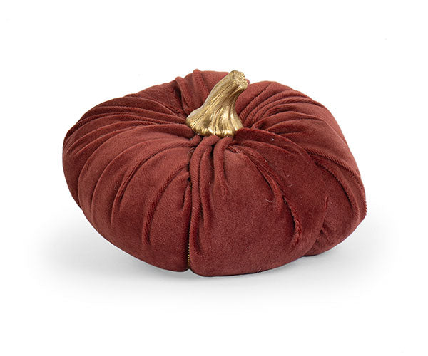 Zucca in velluto bordeaux diam.14 cm