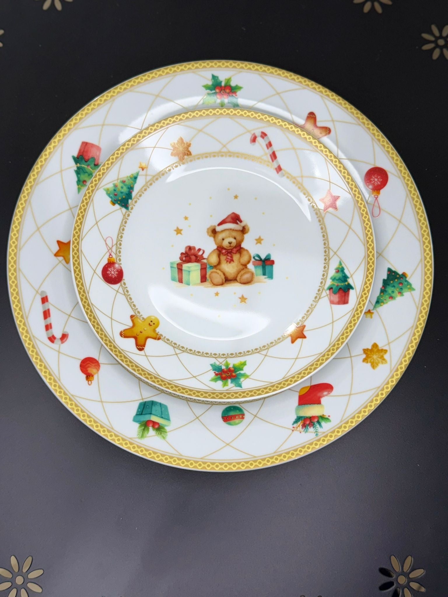 Set piatti da 18 pezzi in porcellana tognana