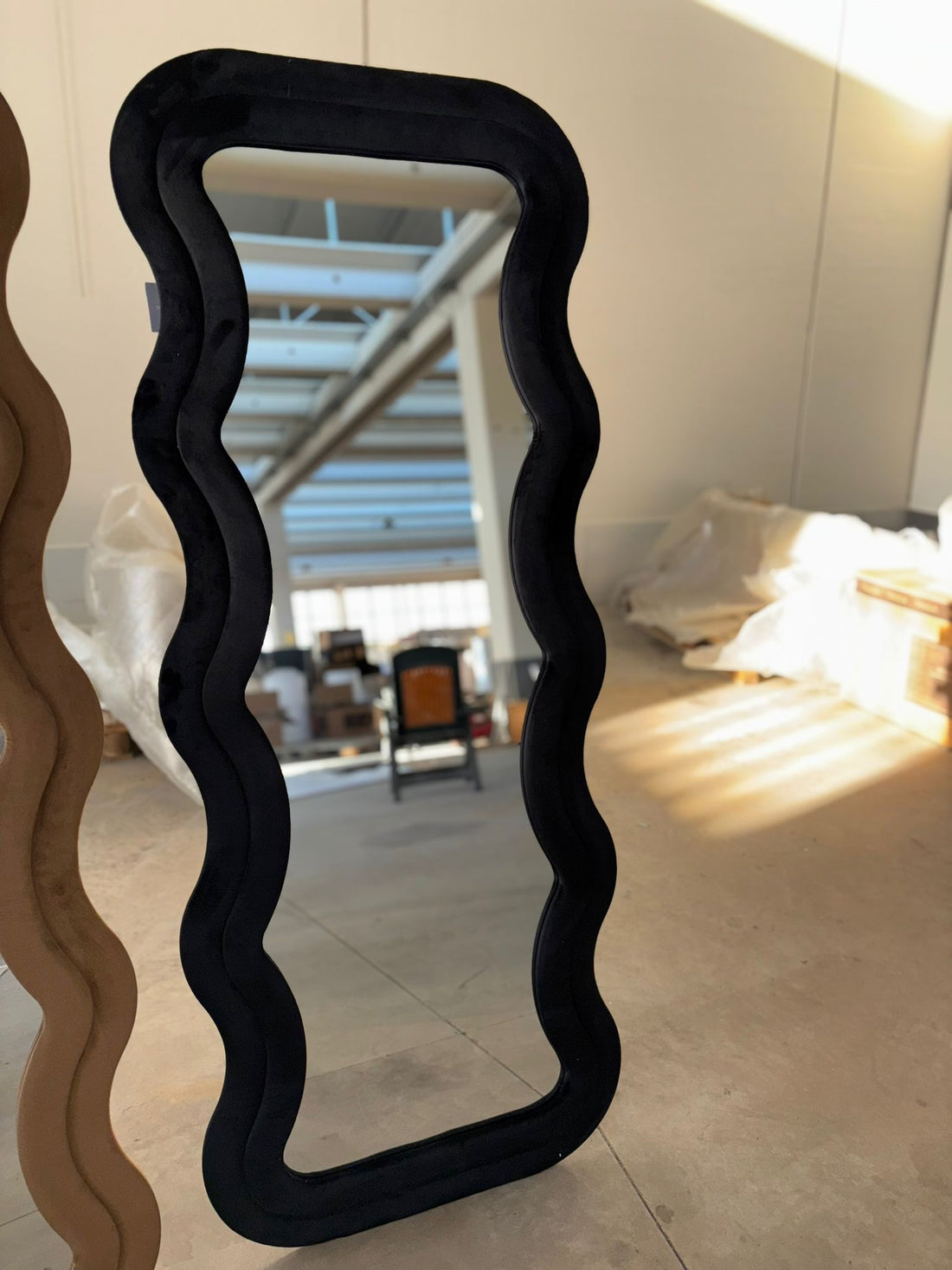 Specchio da pavimento o da parete 70x170 cm nero