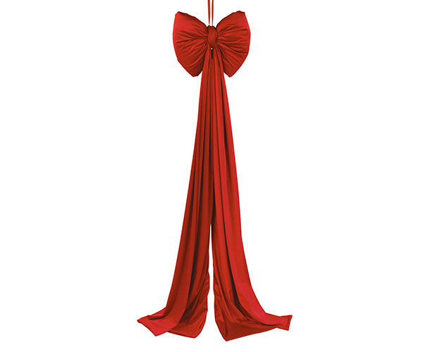 Fiocco rosso da appendere 440x2100mm