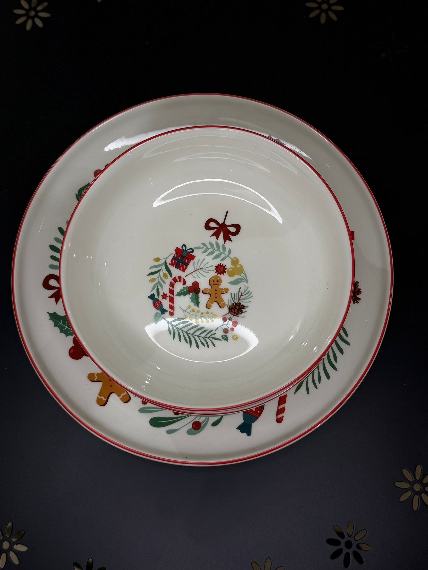 Set piatti da 12 pezzi in porcellana tognana