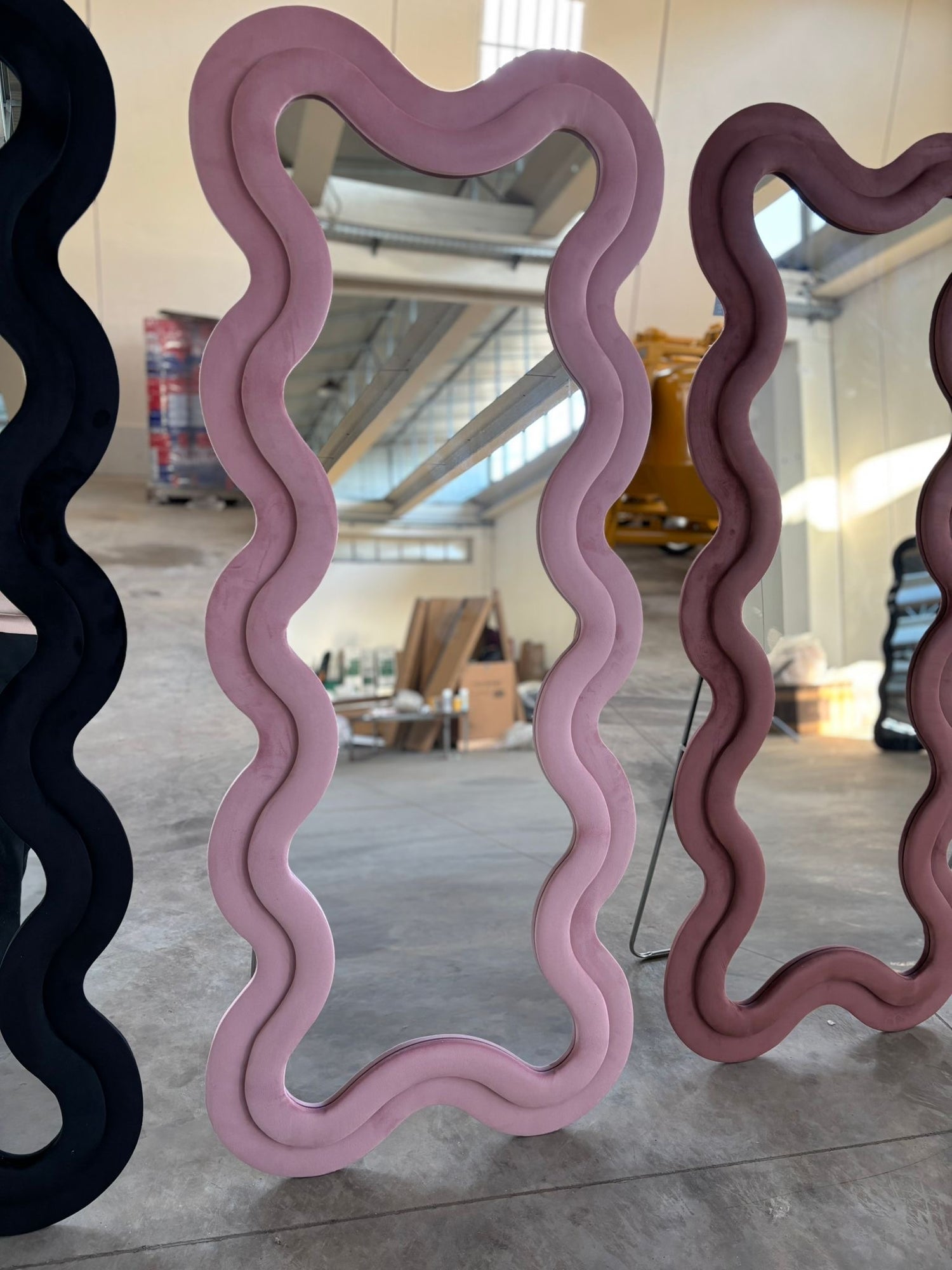 Specchio da pavimento o da parete 70x170 cm rosa