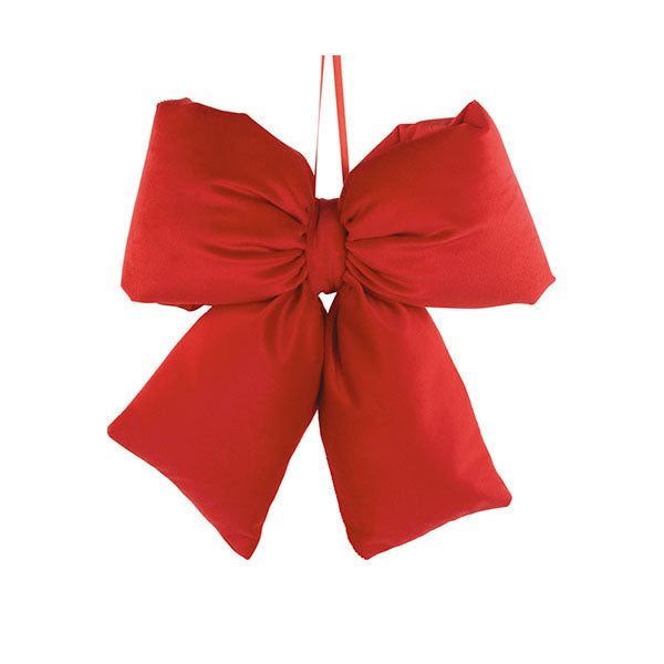 Fiocco velluto rosso da appendere 220x260 mm