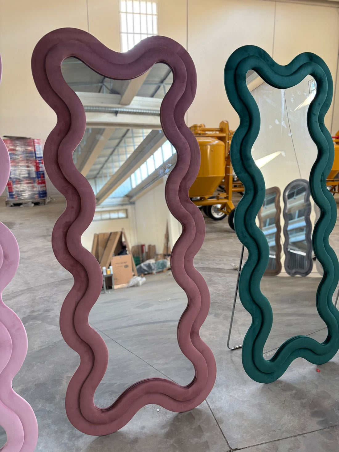 Specchio da pavimento o da parete 70x170 cm rosa antico