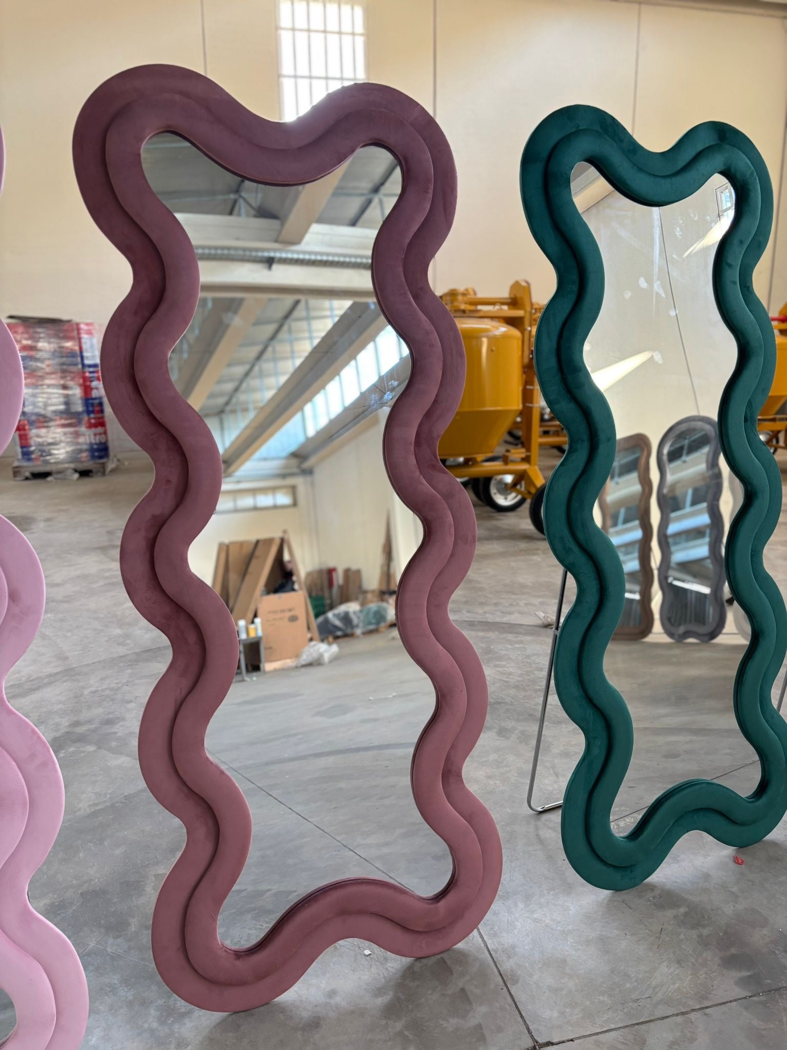 Specchio da pavimento o da parete 70x170 cm rosa antico