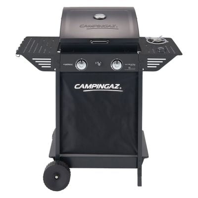 Barbecue a gas pietra lavica con fornello laterale