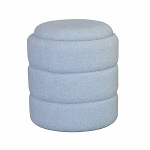 Pouf contenitore grigio dimensioni 35x40cm