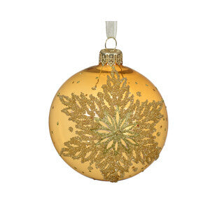 Sfera vetro modello aurelia cm 8 oro