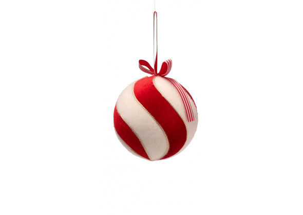 Set 12 palline di natale in polistirolo 12 cm