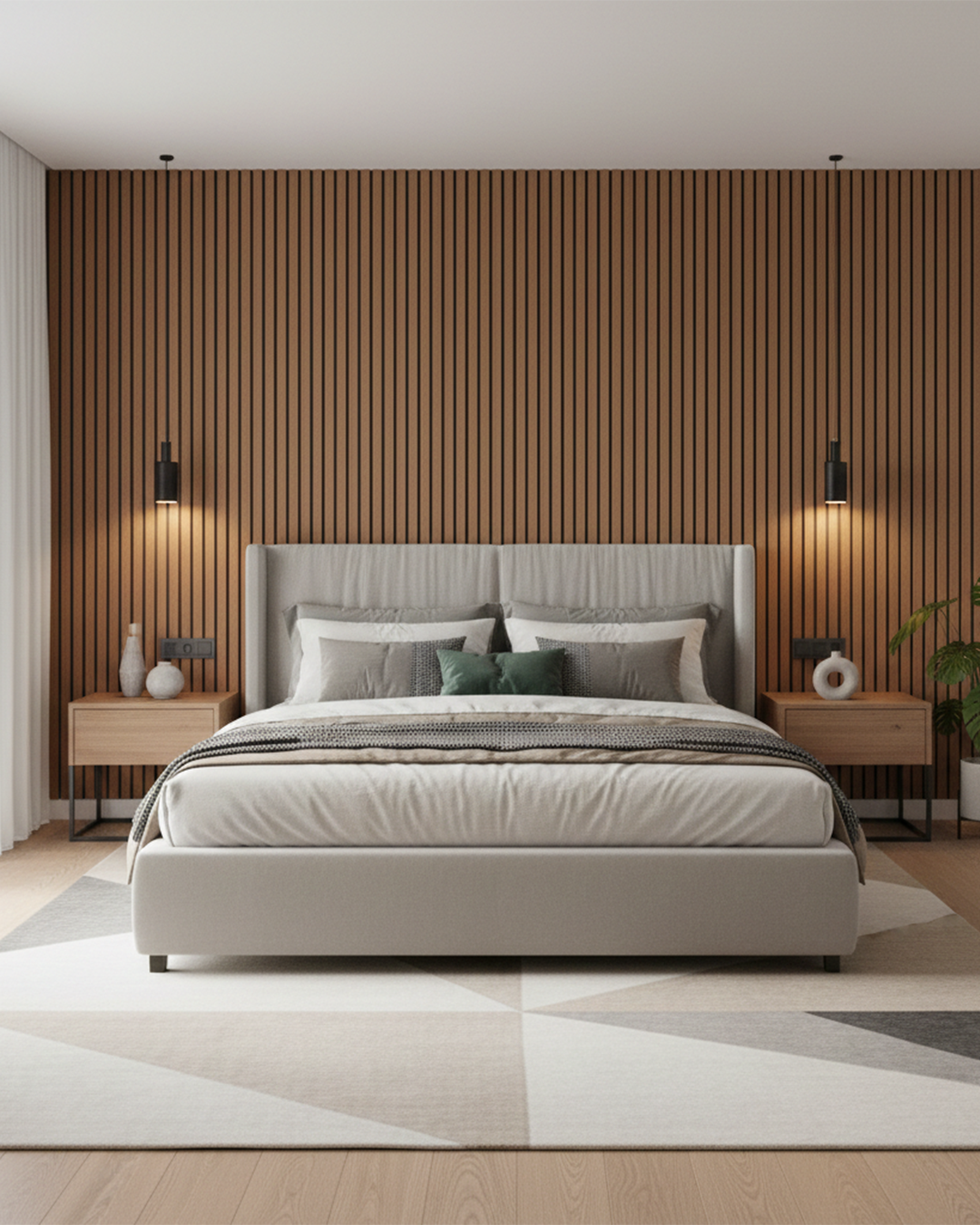 Pannello fonoassorbente flex teak 60X275cm.