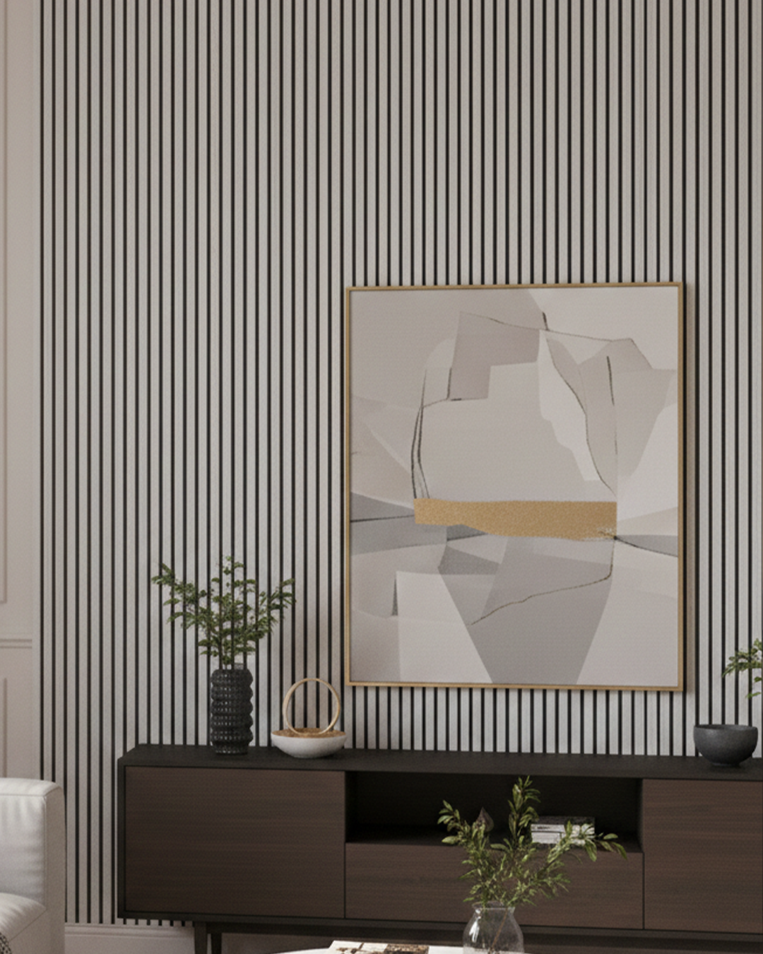 Pannello fonoassorbente bianco 60x280cm. 2pz.