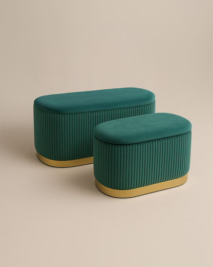 Set due panche una grande e una piccola