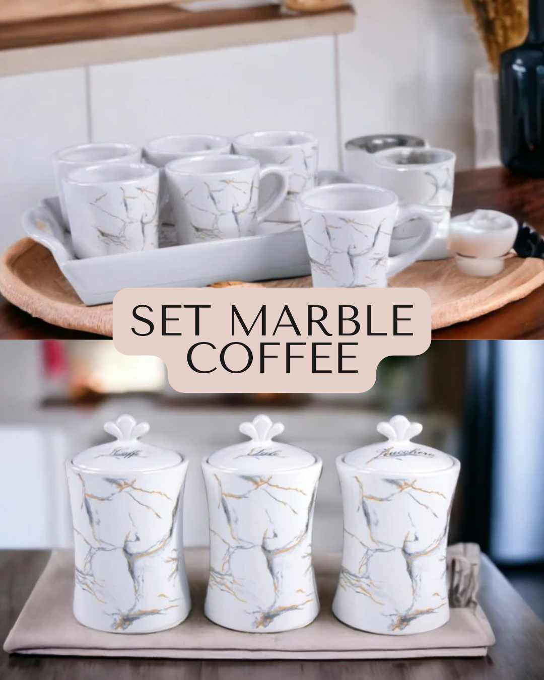 Set Marble Coffee