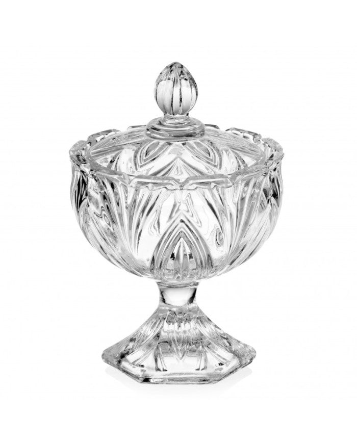 POTICHE IN VETRO FLEUR H24 D16,4 CM TRASPARENTE