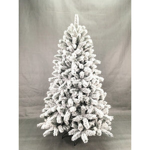 Albero di natale innevato rio ln pvc da 180 cm
