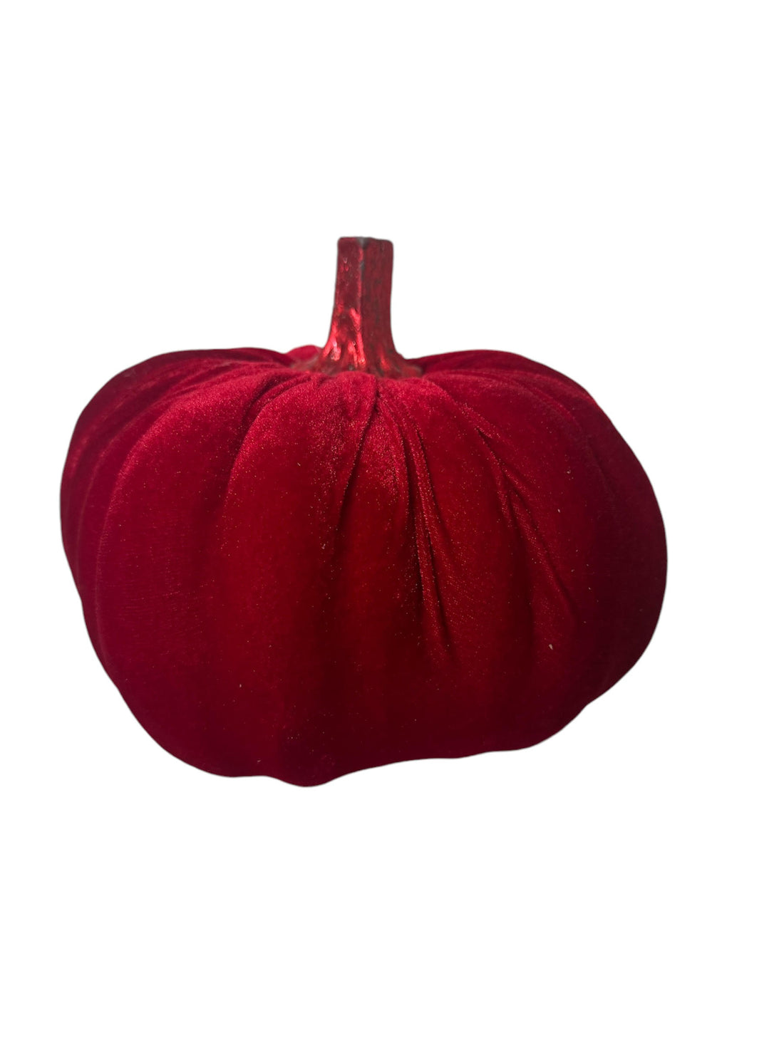 Zucca colore rosso 23cm velluto